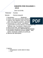 Agenda Lokmin Bulanan September