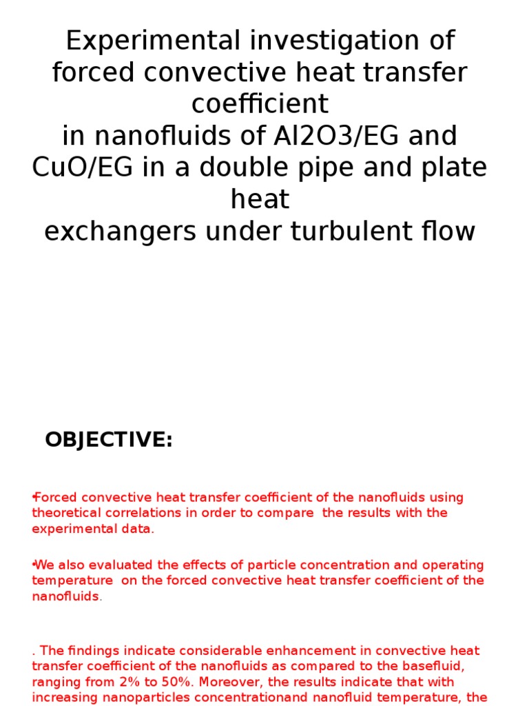 Nanofluid Heat Transfer in Exchangers | PDF