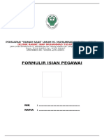 Formulir Isian Pegawai