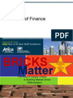 The Role of Finance: Click To Edit Master Title Style