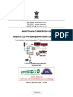 Maintenance Handbook On Integrated Passenger Information System