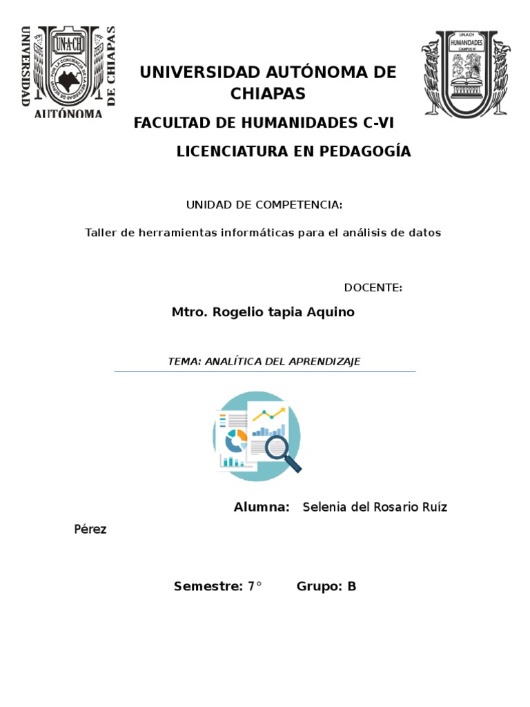 Analítica del Aprendizaje en Educación | PDF | Toma de decisiones ...