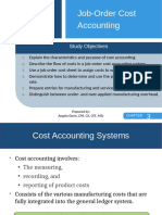 Job-Order Cost Accounting: Study Objectives