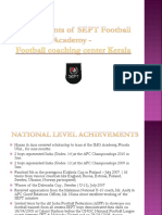 Achievements of SEPT - The Football Academy