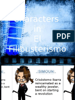 Characters in El Fili