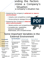 Diagnosing A Company's Situation Has Two Facets: External or Macro-Environment