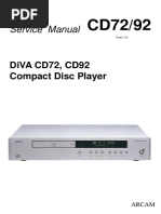 Arcam CD72 CD92 Service PDF