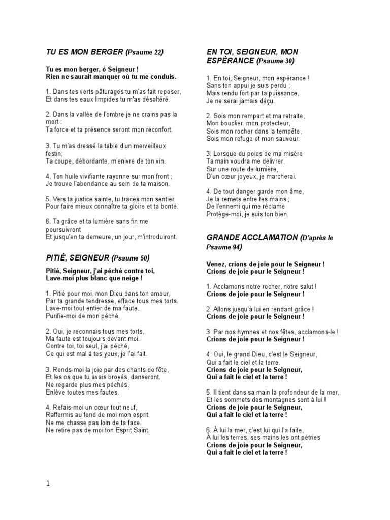 Psa Umes Pdf Amour Salut Theologie