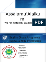 Assalamu'Alaiku M: Wa Rahmatullahi Wa Barakatuhu