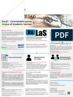 Teilchenphysik Und Detektorphysik: Kolas - Commented Learner Corpus of Academic German