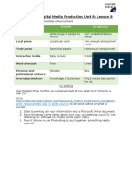 Handout - CDMP Unit 8 Lesson 8