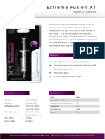 Extreme Fusion X1 Product Sheet