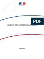 Rapport Laicite Et Fonction Publique