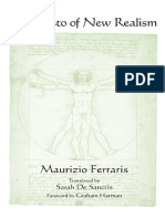 Ferraris, de Sanctis, Harman - Manifesto of New Realism