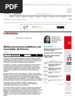 Médicos prescrevem antibióticos sem necessidade, diz Proteste - 15_12_2015 - Claudia Collucci - Colunistas - Folha de S