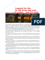 The Latest Patent For The 'Impossible' EM Drive Has Just Been Made Public - and It's Wild