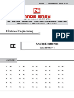 Electrical Engineering 2016 2016 2016 2016 2016: Analog Electronics