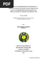 Download 123docvn Pemanfaatan Limbah Botol Plastik Sebagai Bahan Eco Plafie Economic Plastic Fiber Paving Block Yang Berkonsep Ramah Lingkungan Dengan Uji Tekan Uji Kejut Dan Serapan Air by Dhika Saga Ferrochloridesulfate SN336890514 doc pdf