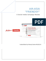 Air-Asia's 'Friendsy' Social Media Campaign Increased Facebook Likes by 30