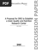 Download A Proposal for IRRI to Establish A Grain Quality and Nutrition Research Center  by International Rice Research Institute SN33689376 doc pdf
