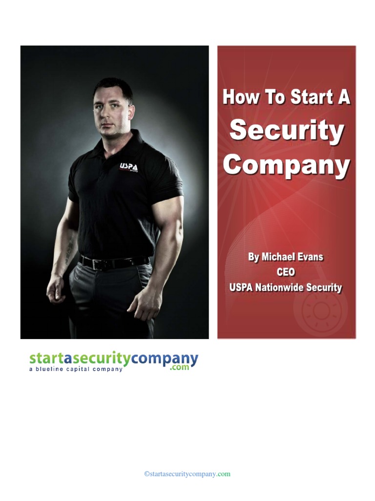 How To Start A Security Company PDF Security Guard Business