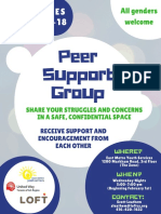 Peer Support Group Flyer