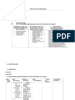 Esquema - Proyecto Aprendizaje - 1