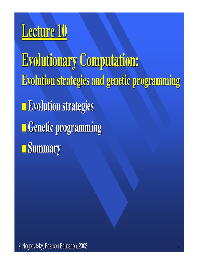 Evolutionary Algorithm | PDF | Evolution | Fitness (Biology)