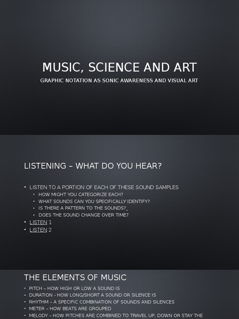 Graphic Notation PDF Sound Musical Compositions