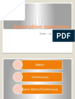 Adsorption Operation