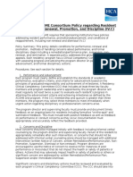 Consortium Policy Regarding Resident Performance Renewal Promotion Dec 13 Revision