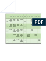 6th Sem Timetable