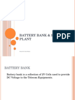 Battery Bank & Power Plant