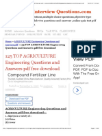 125 TOP AGRICULTURE Engineering Questions and Answers PDF Free Download AGRICULTURE Engineering Questions and Answers PDF