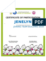 Jenelyn Espinosa: Held at Rizal Park Joining Team Building 2016