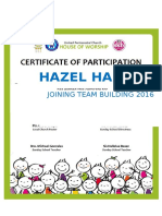 Hazel Han Hapin: Held at Rizal Park Joining Team Building 2016