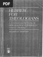 Download Doukhan Jacques Hebrew for Theologians A Textbook for the Study of Biblical Hebrew in Relation to Hebrew Thinking Lanham MA University Pres of America 1993pdf by Sebastian Aasco Cartes SN336904759 doc pdf