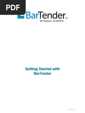 bartender pdf printing