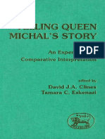 David J. A. Clines, Tamara C. Eskenazi Telling Queen Michals Story An Experiment in Comparative Interpretation JSOT Supplement 1991 PDF