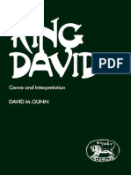 David M. Gunn Story of King David Genre and Interpretation JSOT Supplement 1978 PDF