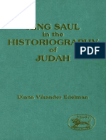 Diana Vikander Edelman King Saul in The Historiography of Judah JSOT Supplement Series 1991 PDF