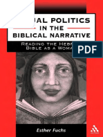 Esther Fuchs Sexual Politics in The Biblical Narrative Reading The Hebrew Bible As A Woman JSOT Supplement Series 2000 PDF