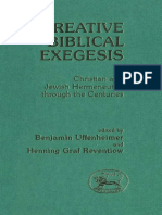 Henning Graf Reventlow, Benjamin Uffenheimer eds. Creative Biblical Exegesis Christian and Jewish Hermeneutics Throughout the Centuries JSOT Supplement 1989.pdf