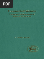 J. Cheryl Exum Fragmented Women Feminist Subversions of Biblical Narratives JSOT Supplement Series 1997.pdf