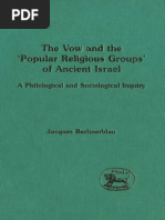 Jacques Berlinerblau The Vow and The Popular Religious Groups of Ancient Israel A Philological and Sociological Inquiry JSOT Supplement Series 1996 PDF