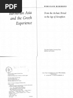 Pericles Georges-Barbarian Asia and The Greek Experience - From The Archaic Period To The Age of Xenophon (Ancient Society and History) - The Johns Hopkins University Press (1994) PDF