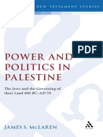 James S. McLaren Power and Politics in Palestine The Jews and The Governing of Their Land, 100 BC-AD 70 1991 PDF