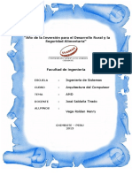 Año de La Inversión para El Desarrollo Rural y La Seguridad Alimentaria