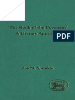 Joe M. Sprinkle The Book of The Covenant JSOT Supplement 1994 PDF