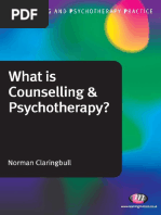 What Is Counselling and Psychotherapy Claringbull | PDF ...